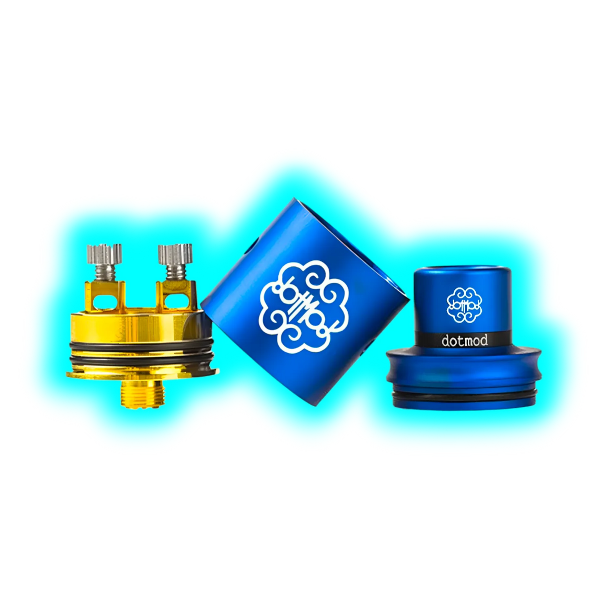 DotMod Petri V2 RDA Tank inkl. Conversion Cap Royal Blue