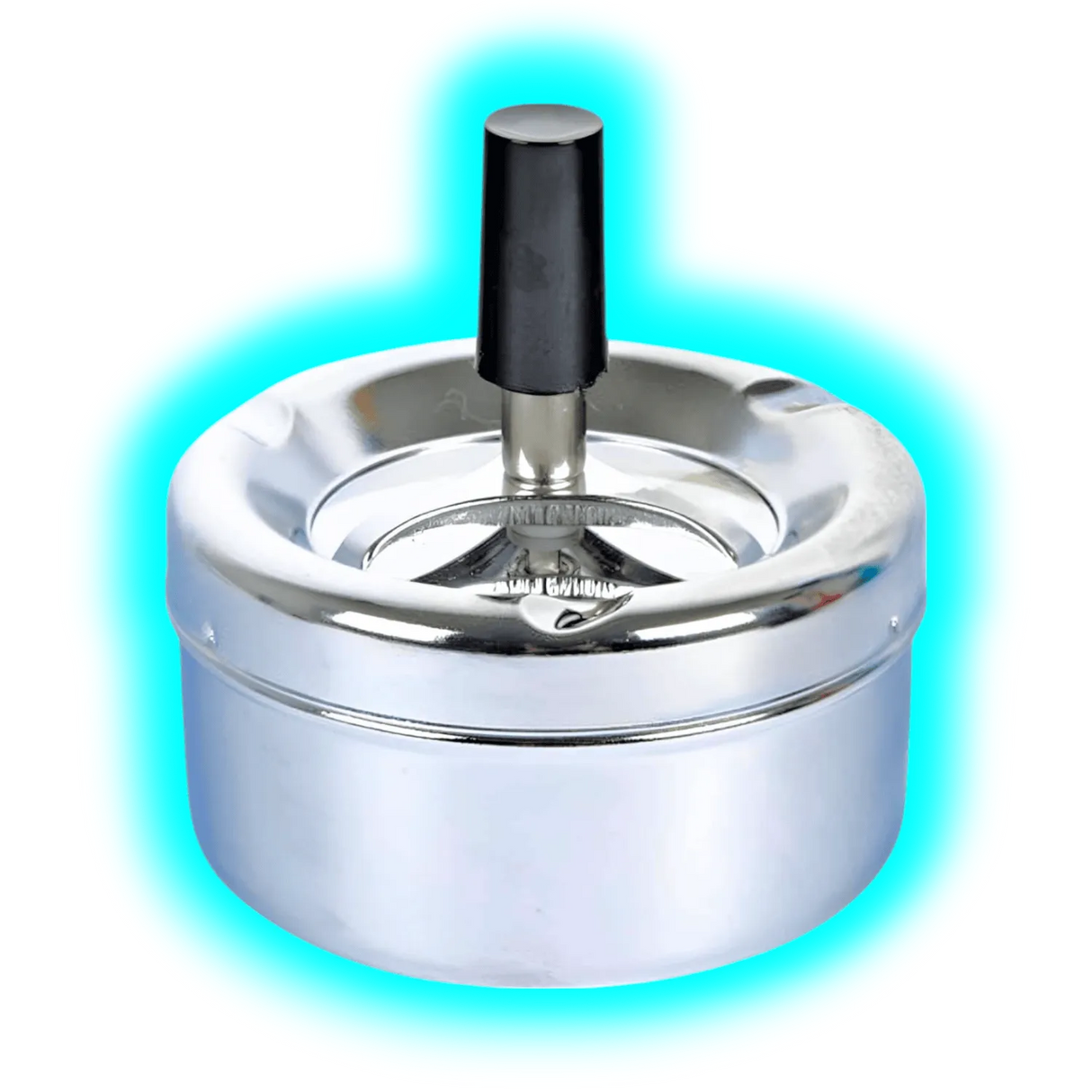 Drehaschenbecher Chrom 9.5cm