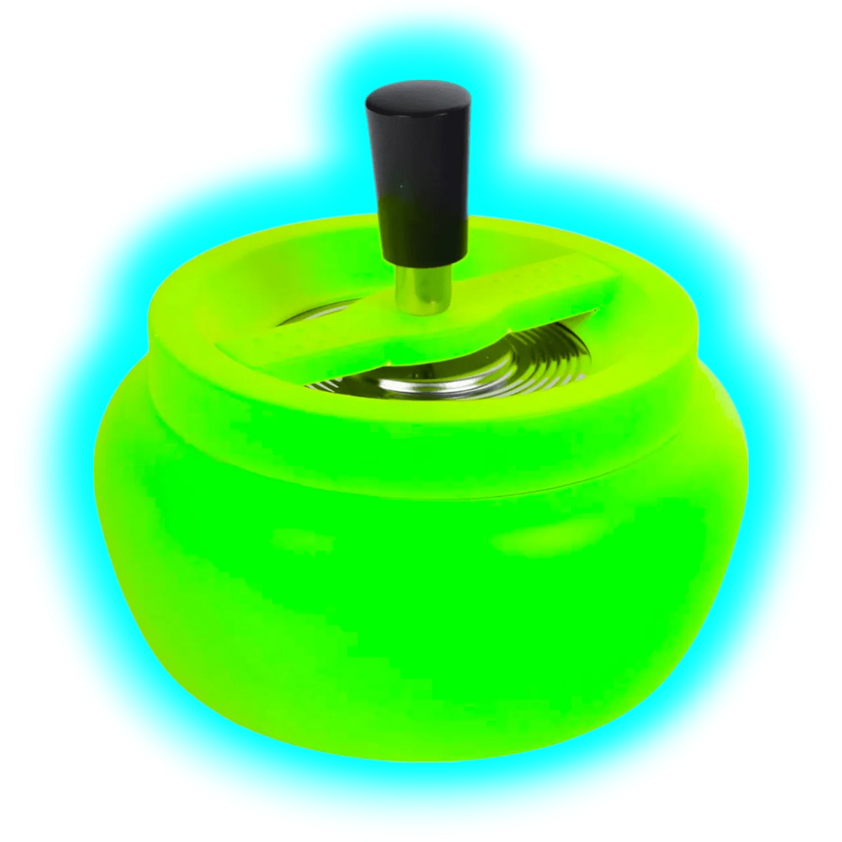 Drehaschenbecher Neon Green 13cm
