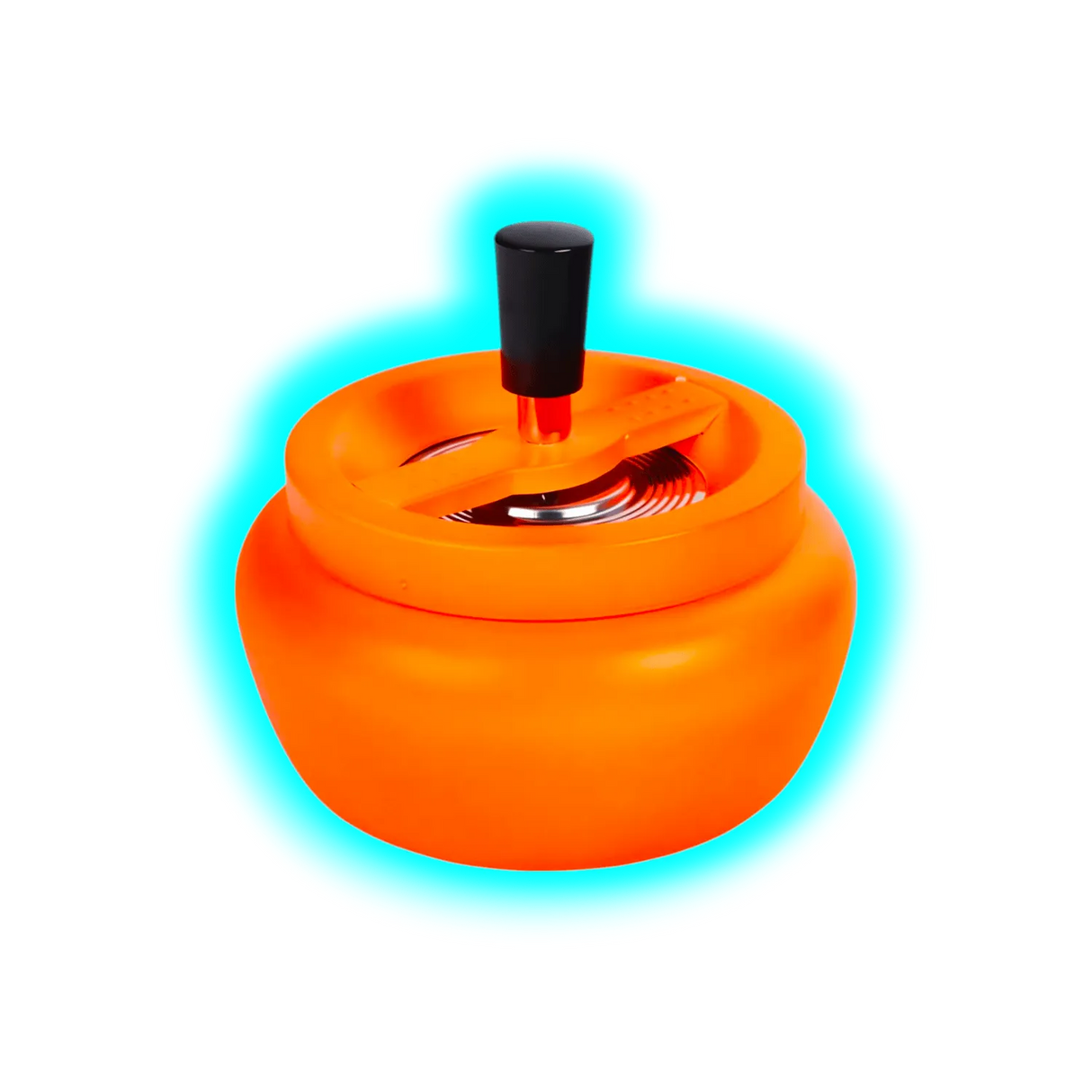 Drehaschenbecher Neon Orange 13cm