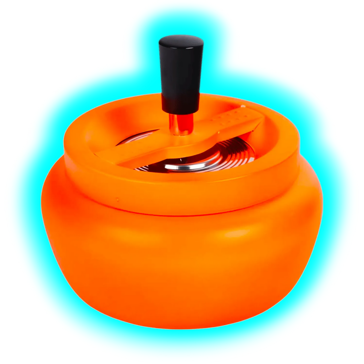 Drehaschenbecher Neon Orange 13cm