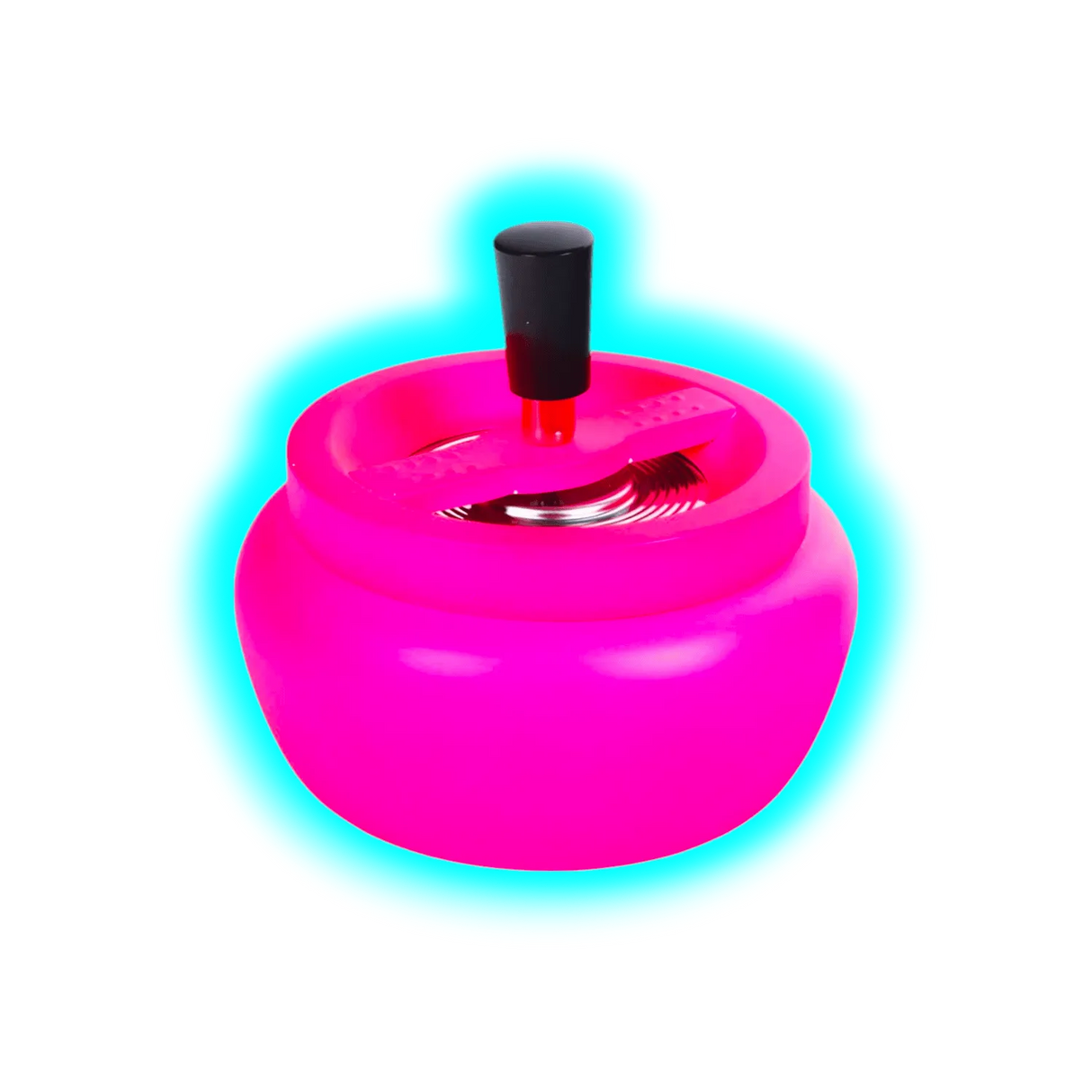 Drehaschenbecher Neon Pink 13cm