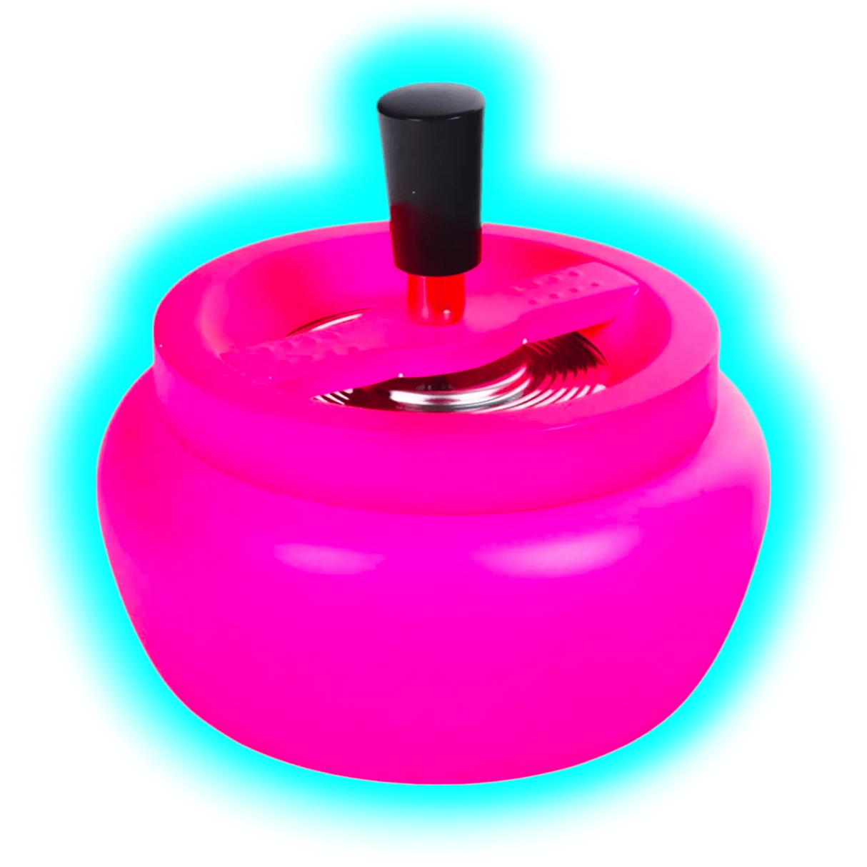 Drehaschenbecher Neon Pink 13cm