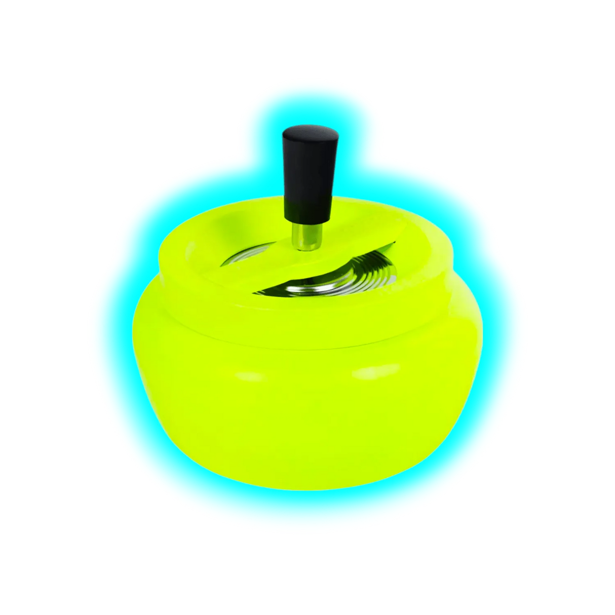 Drehaschenbecher Neon Yellow 13cm