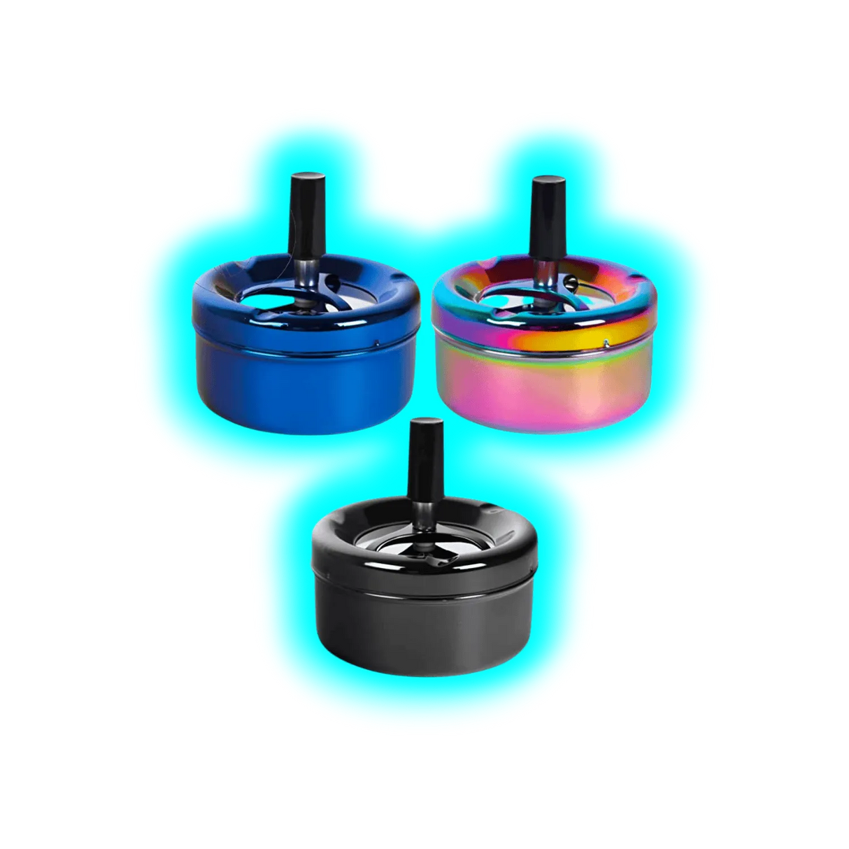 Drehaschenbecher Shiny Assort