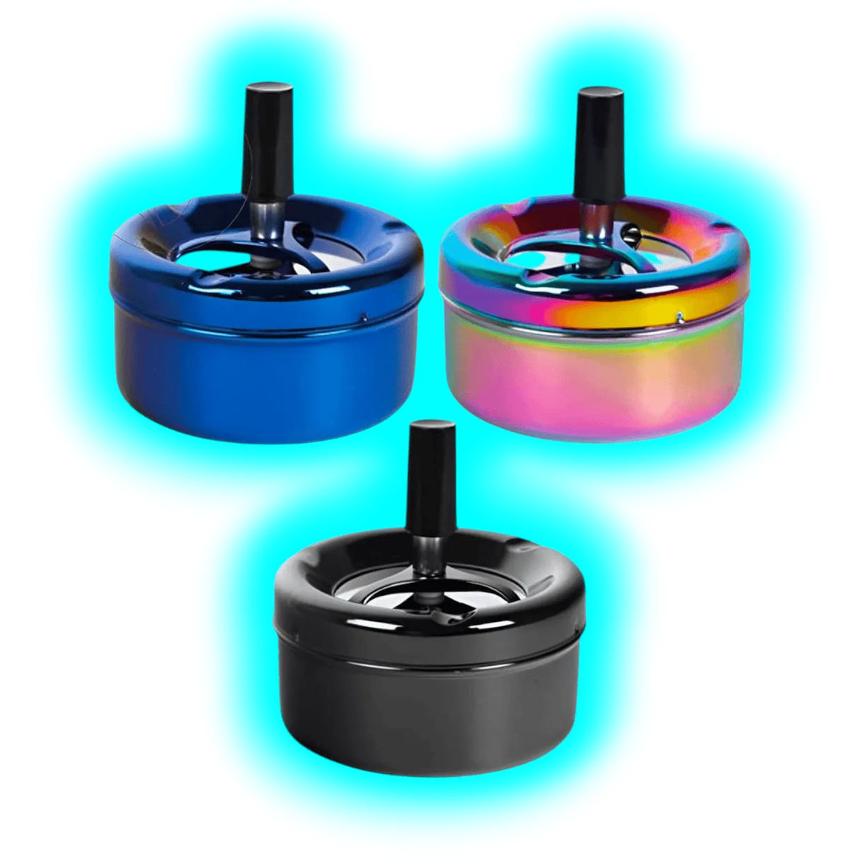 Drehaschenbecher Shiny Assort