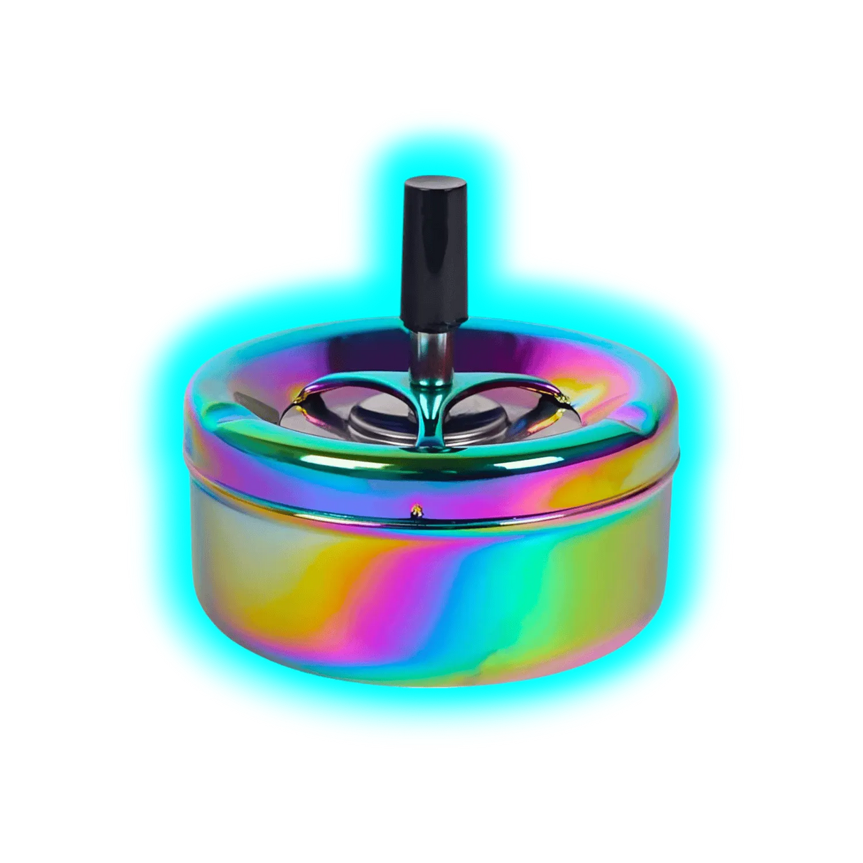 Drehaschenbecher Shiny Rainbow 11cm