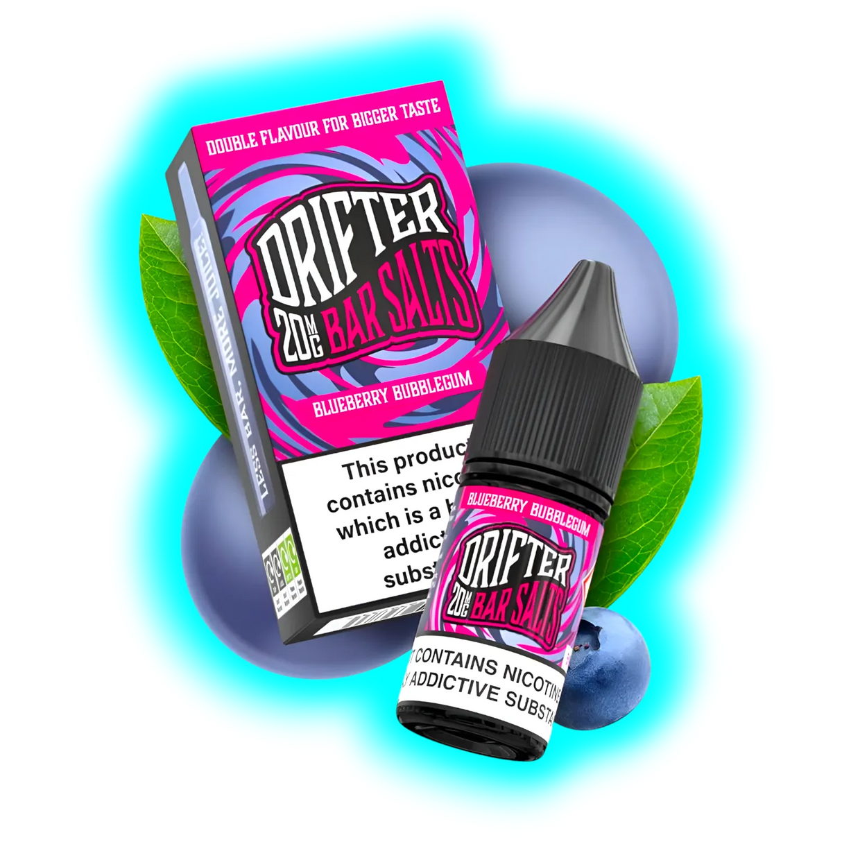 Drifter Bar Salts Blueberry Bubblegum 20mg