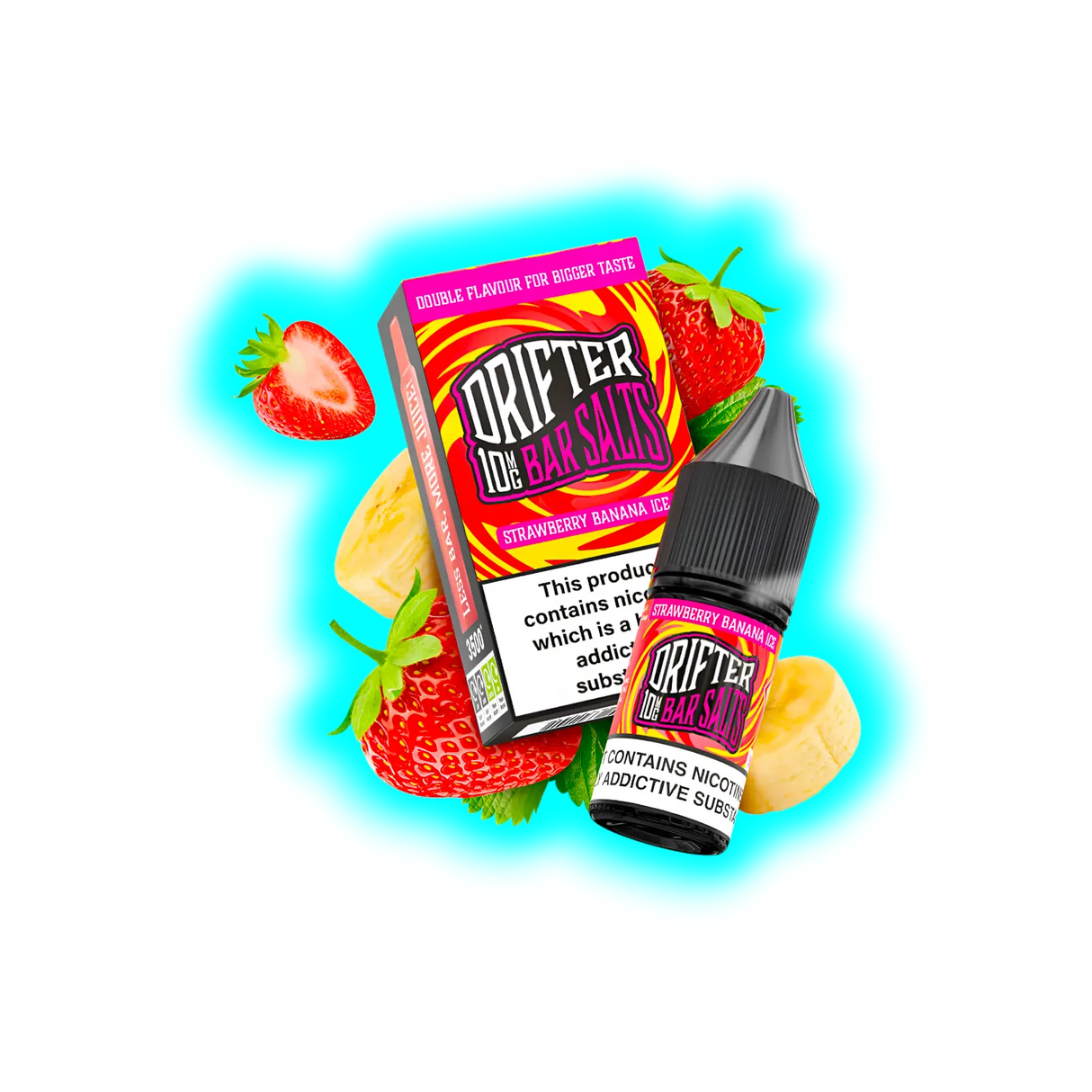 Drifter Bar Salts Strawberry Banana Ice 10mg
