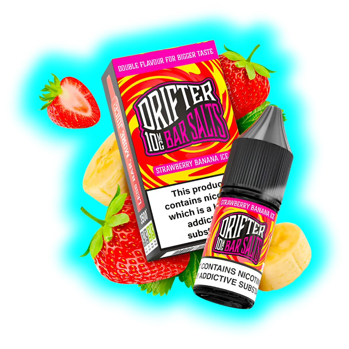 Drifter Bar Salts Strawberry Banana Ice 10mg