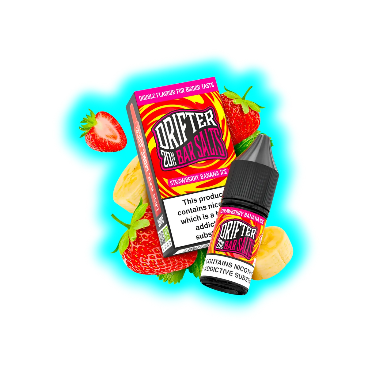 Drifter Bar Salts Strawberry Banana Ice 20mg
