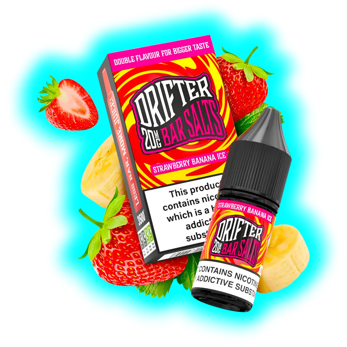 Drifter Bar Salts Strawberry Banana Ice 20mg