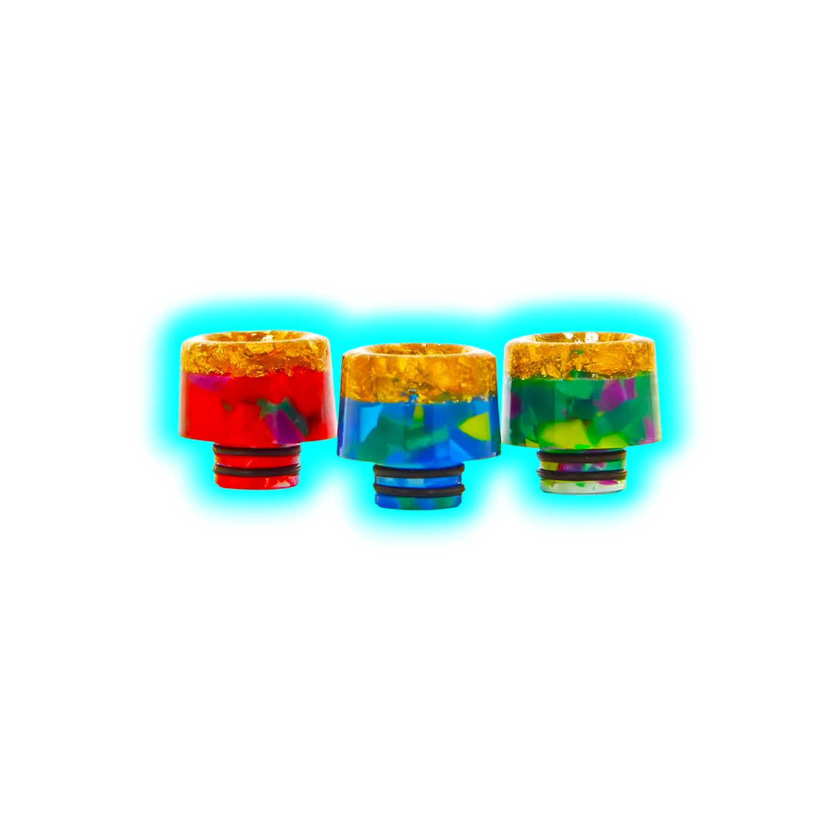 Drip Tip 510 Epoxy Resin Gold