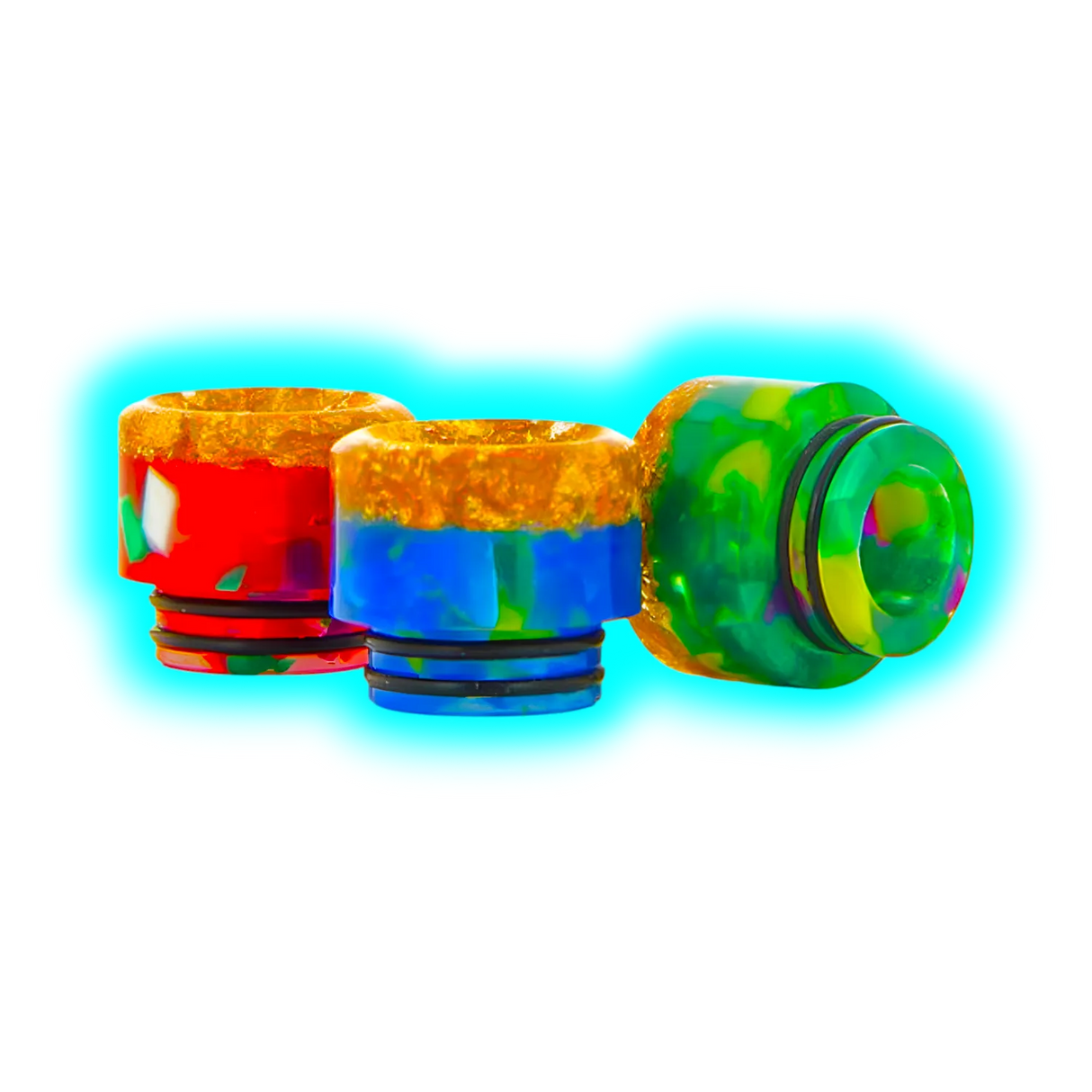 Drip Tip 810 Epoxy Resin Gold TFV8-12