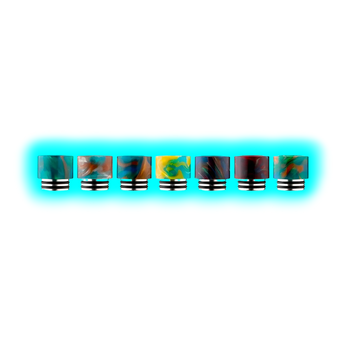 Drip Tip - Epoxy Resine Stainless Base TFV8-12