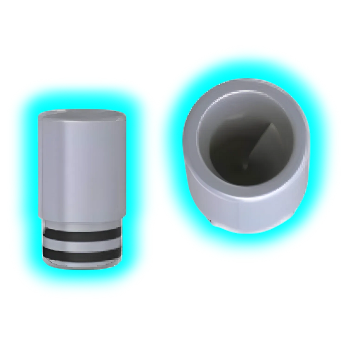 Drip Tip - Mundstück Spiral Aio Grau