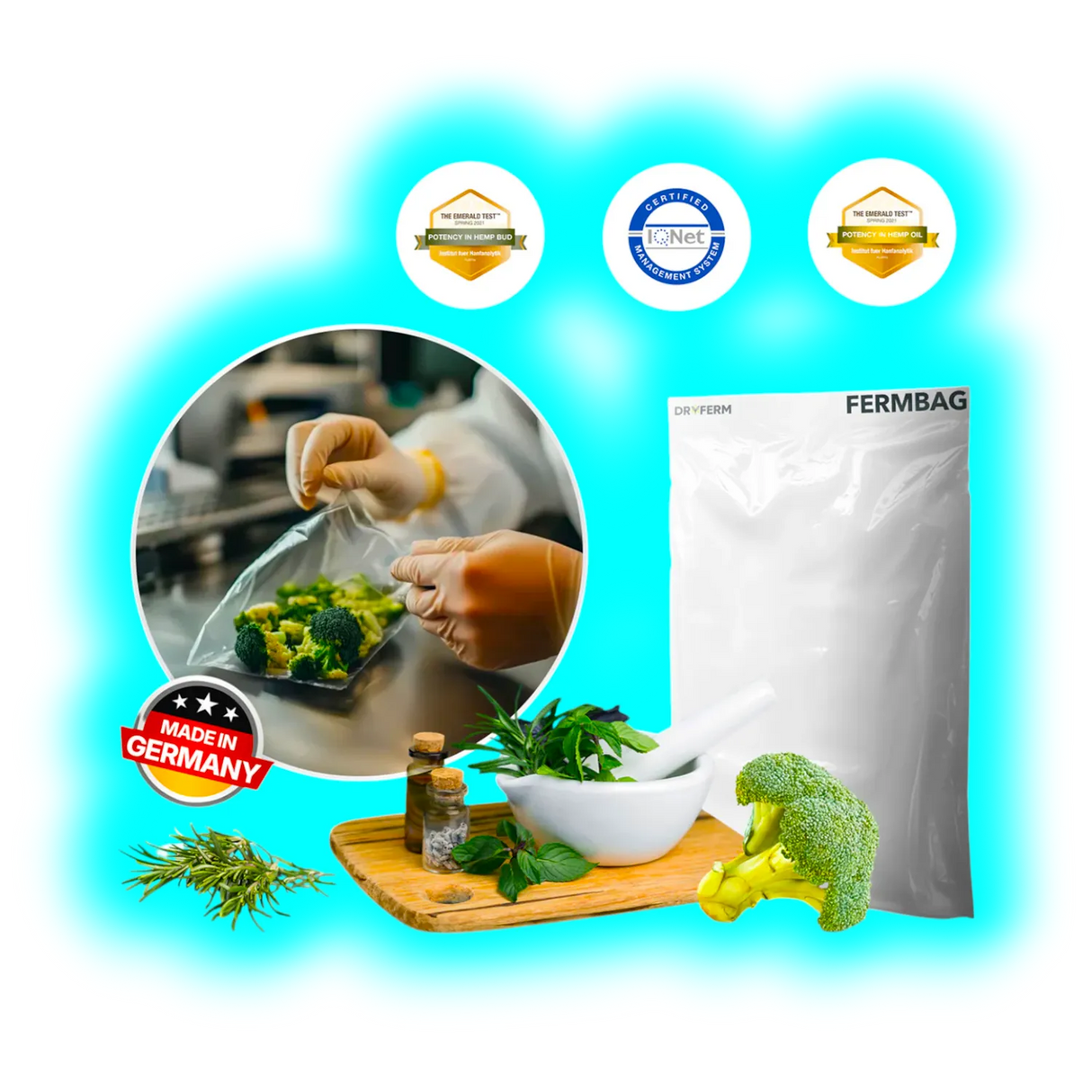 Dryferm Bag 50 x 50cm 3pcs