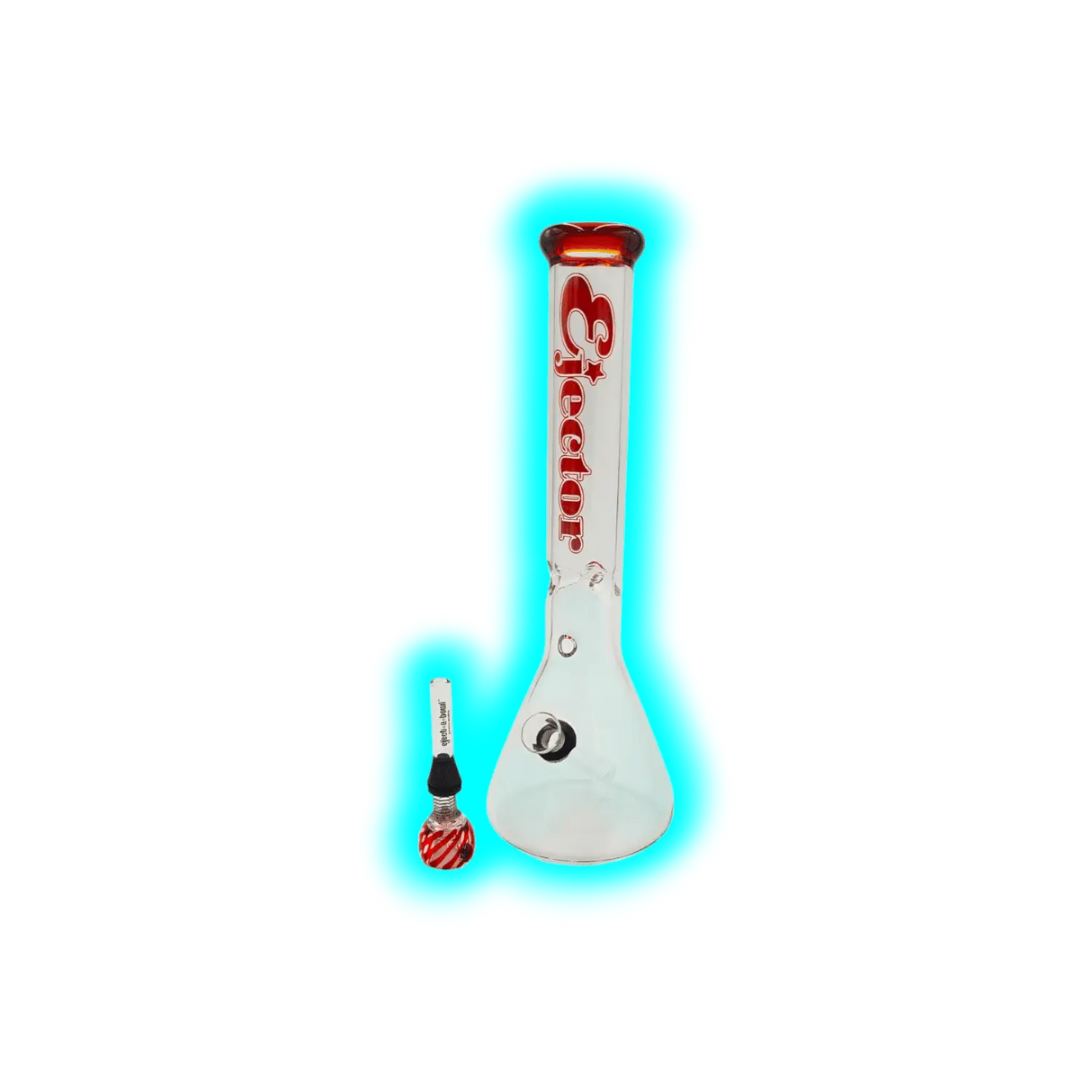 Ejector Bong Red + Ejector Bowl Red