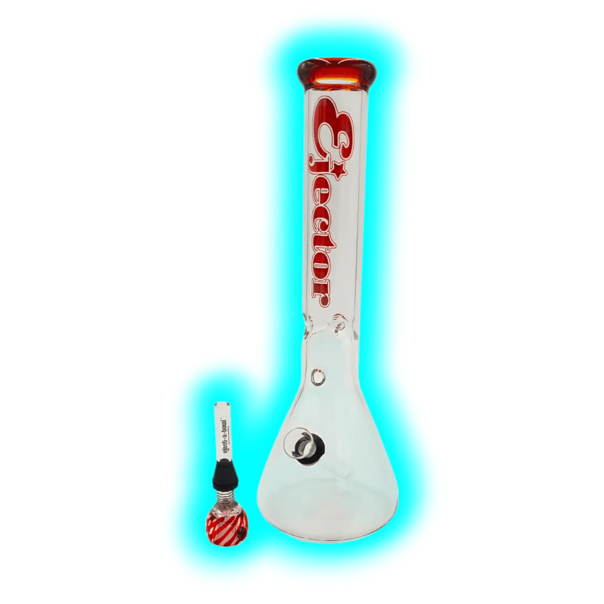 Ejector Bong Red + Ejector Bowl Red