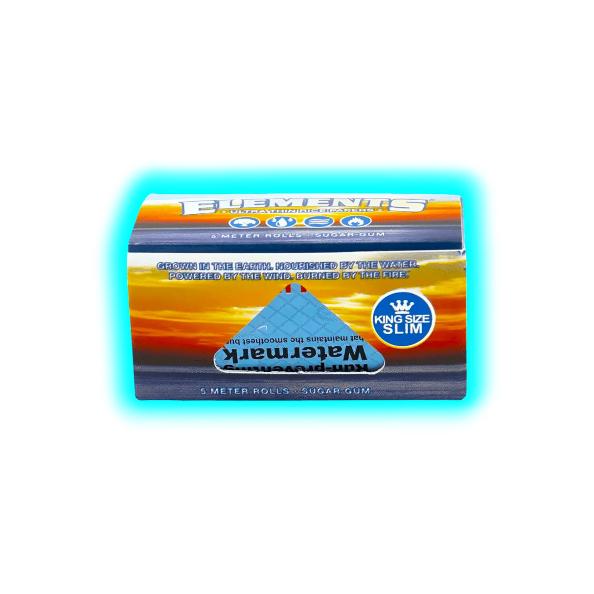 Elements Blue Rolls King Size Slim 5m