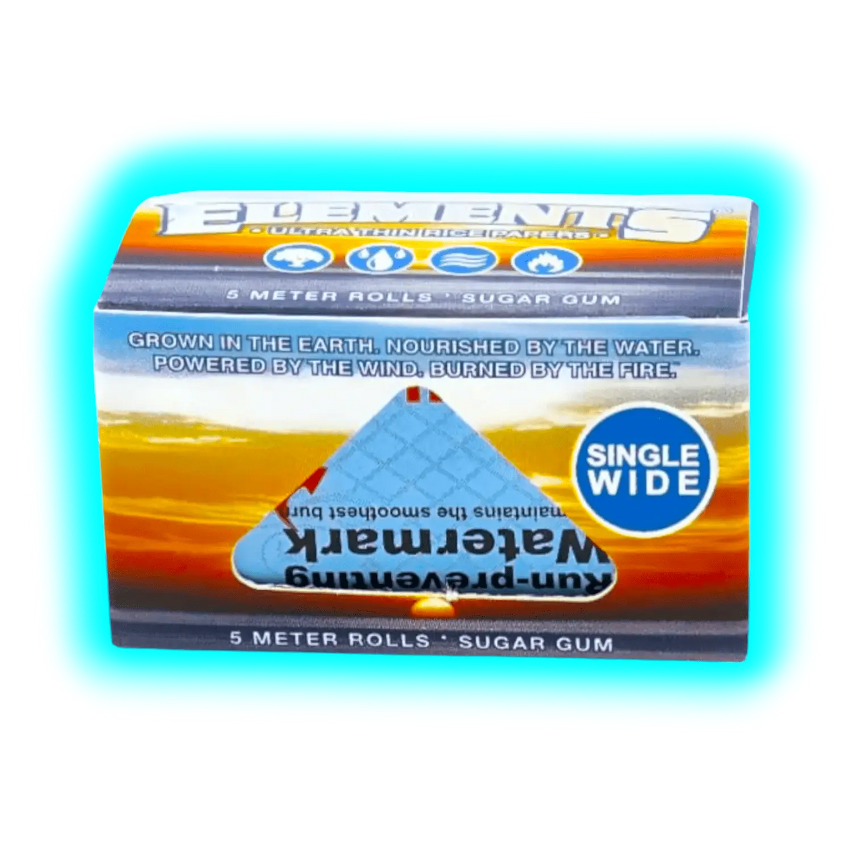 Elements Blue Rolls Single Wide 5m