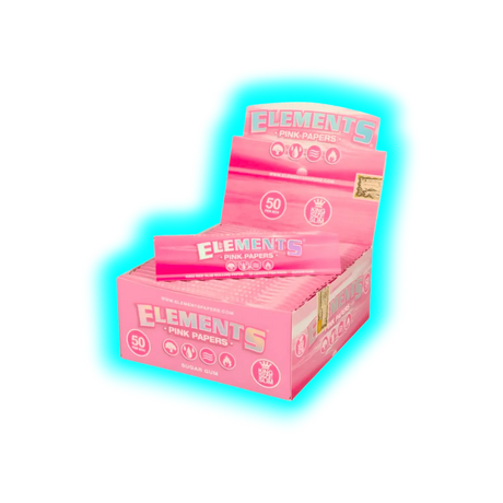 Elements King Size Papers Pink Slim Box