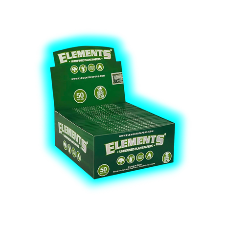 Elements King Size Slim Unrefined Plant Papers Box