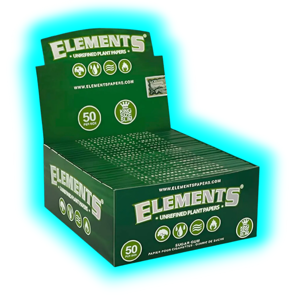 Elements Connoisseur Unrefined Plant Papers Box