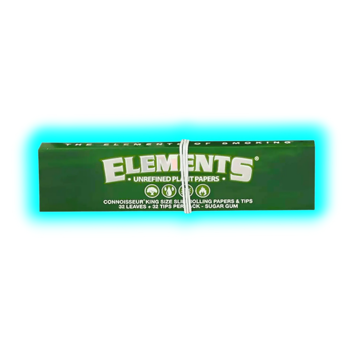 Elements King Size Slim Unrefined Plant Papers