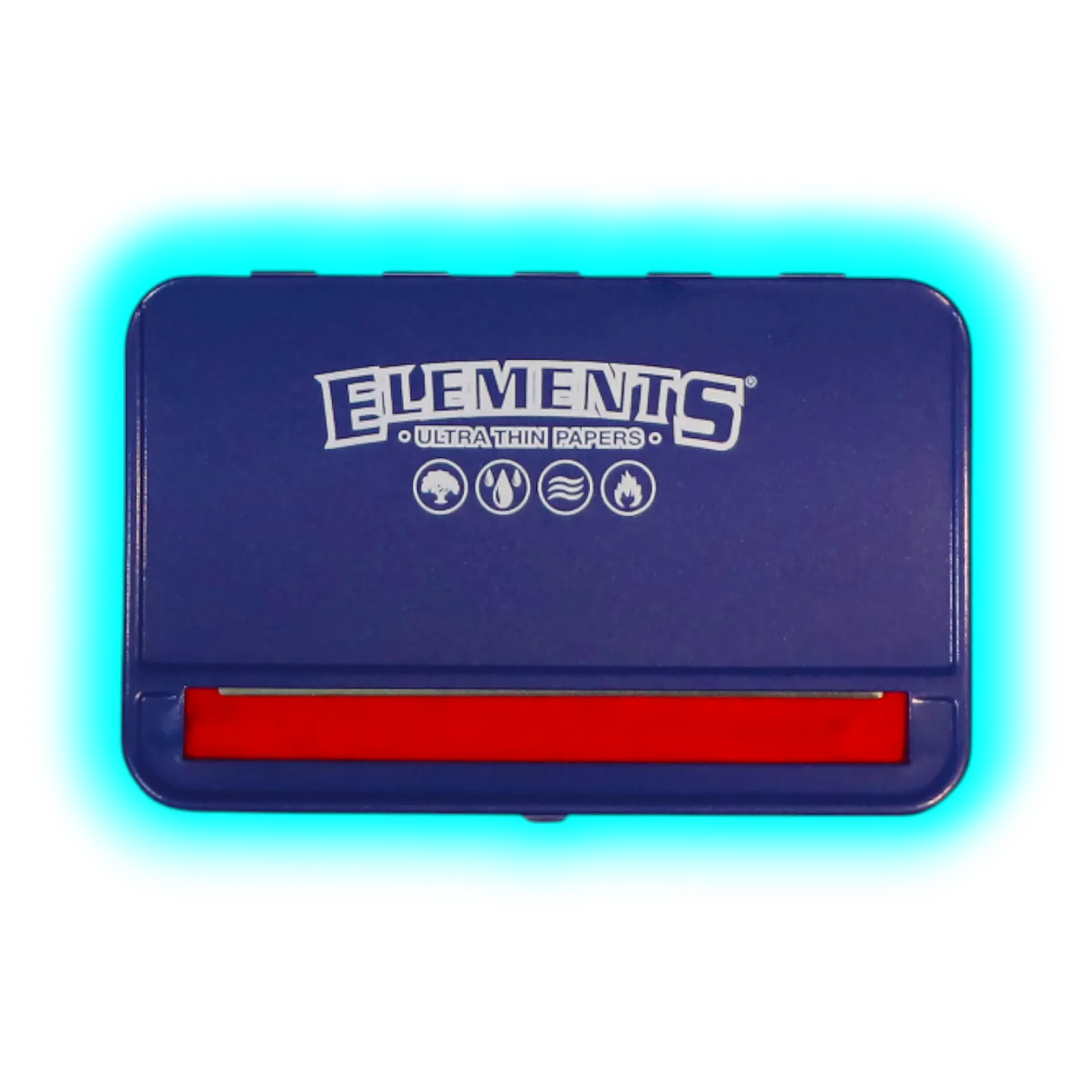 Elements Rolling Box Blue for King Size Slim Papers