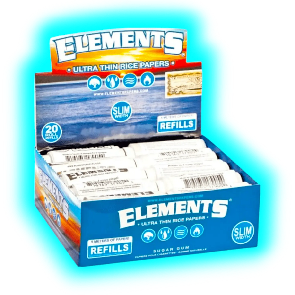 Elements Rolls Refill 1 1/2 King Size Width-Box