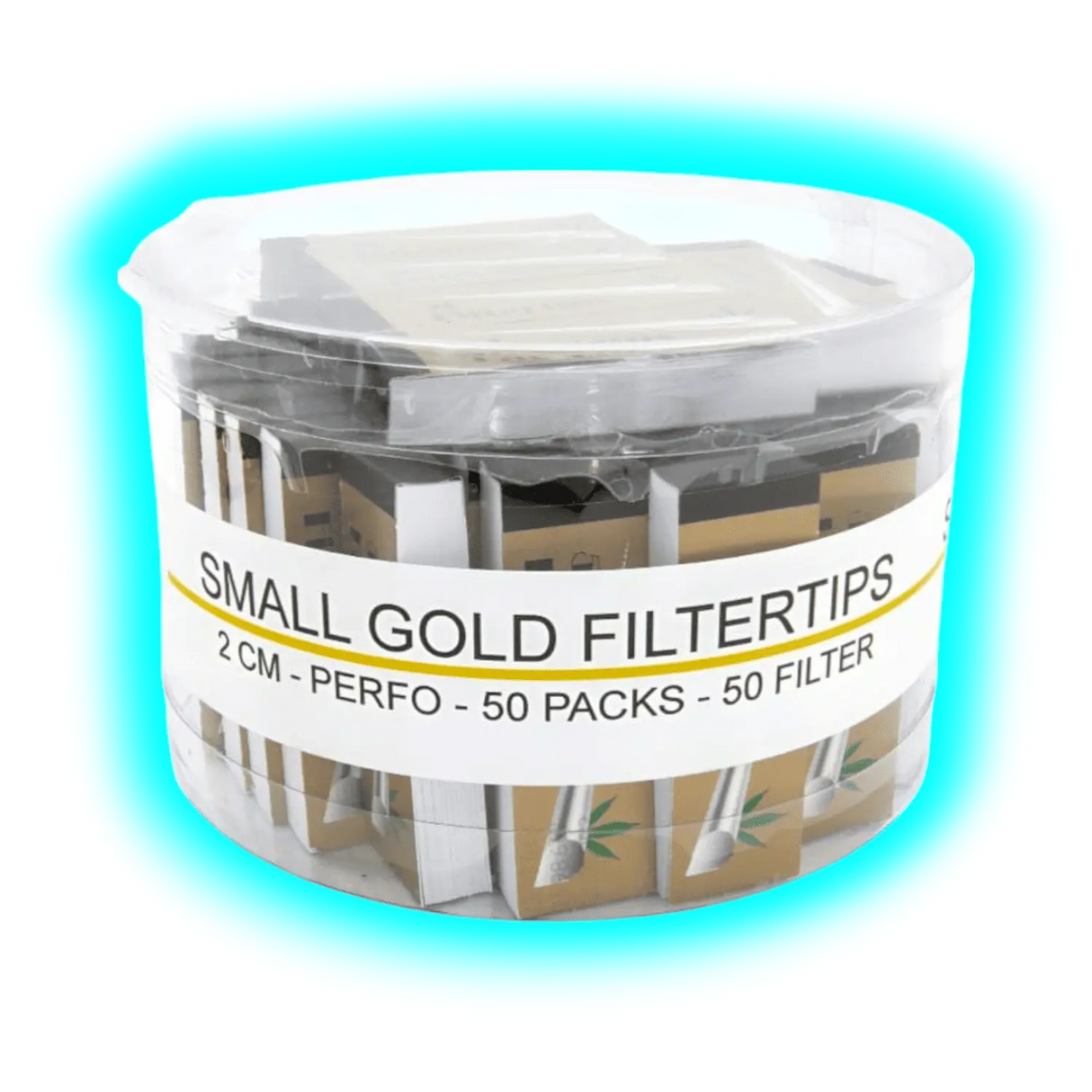 Filtertips Box Small Gold