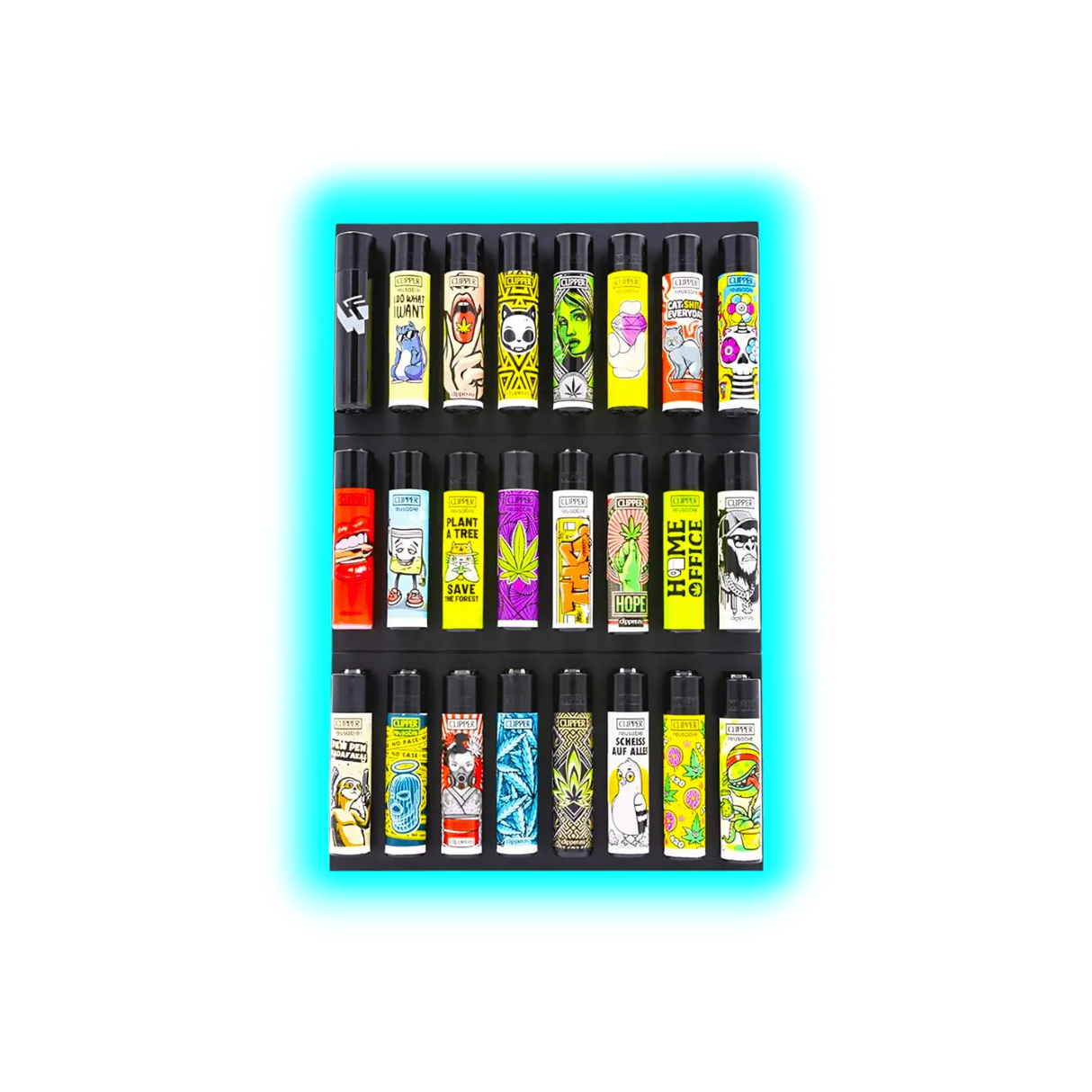 Fire Flow Clipper Fire Board for 24 lighters