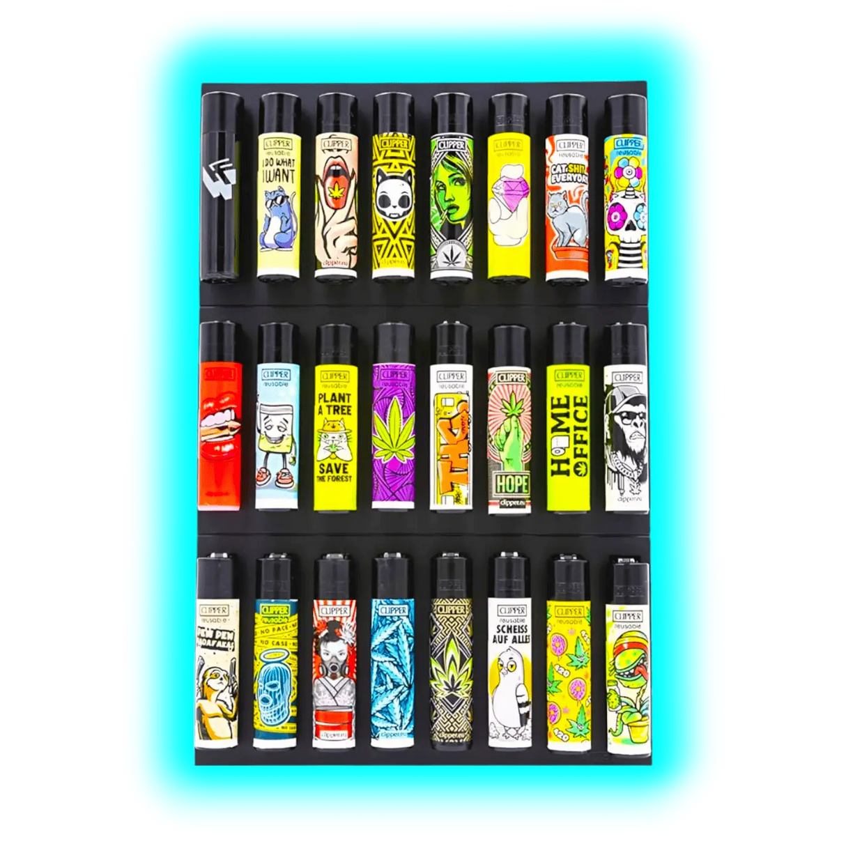 Fire Flow Clipper Fire Board for 24 lighters