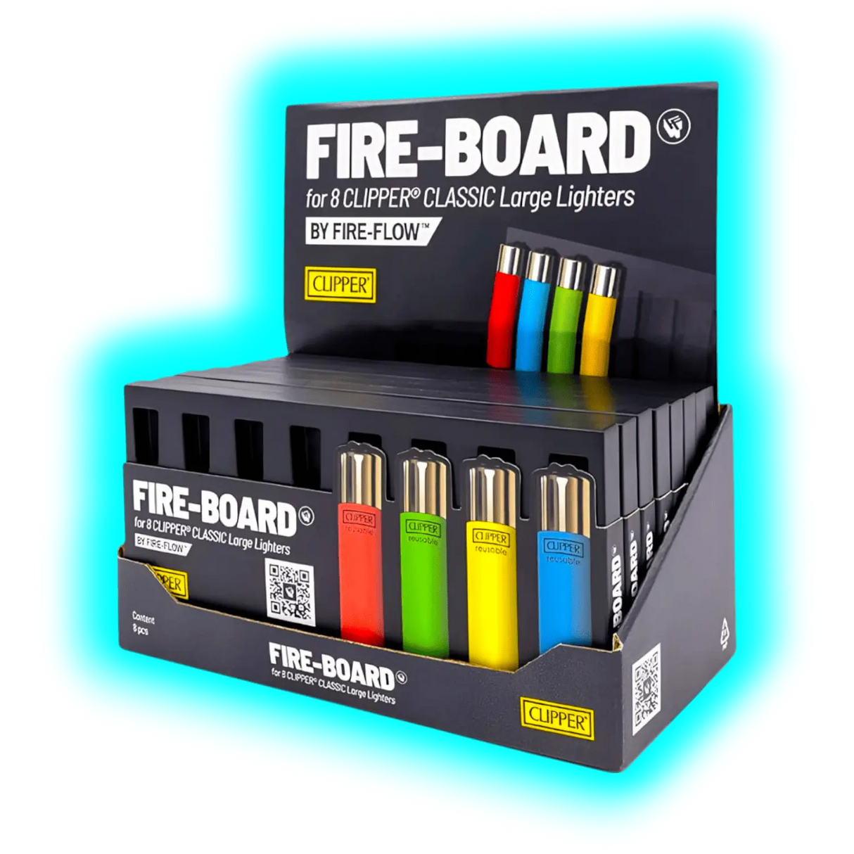 Fire Flow Clipper Fire Board for 8 lighters