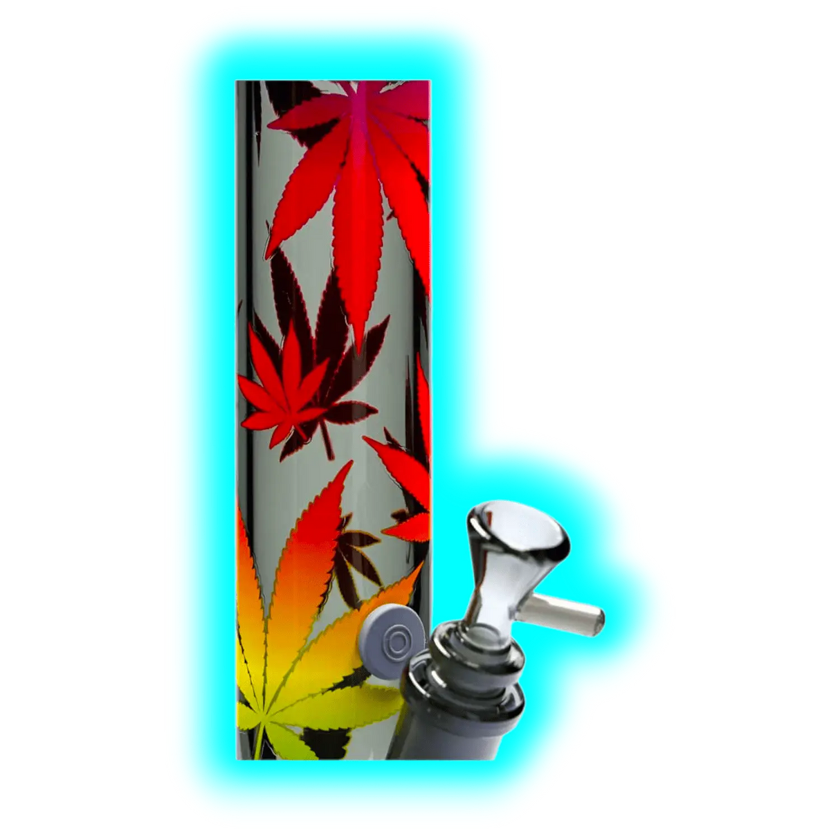 Fire Flow x Black Leaf Bong Leaves Gradient 40cm