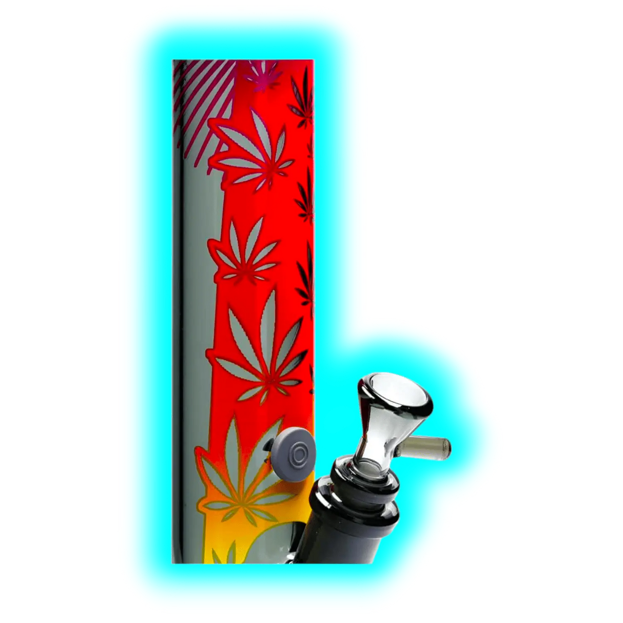 Fire Flow x Black Leaf Bong Ufo Gradient 40cm