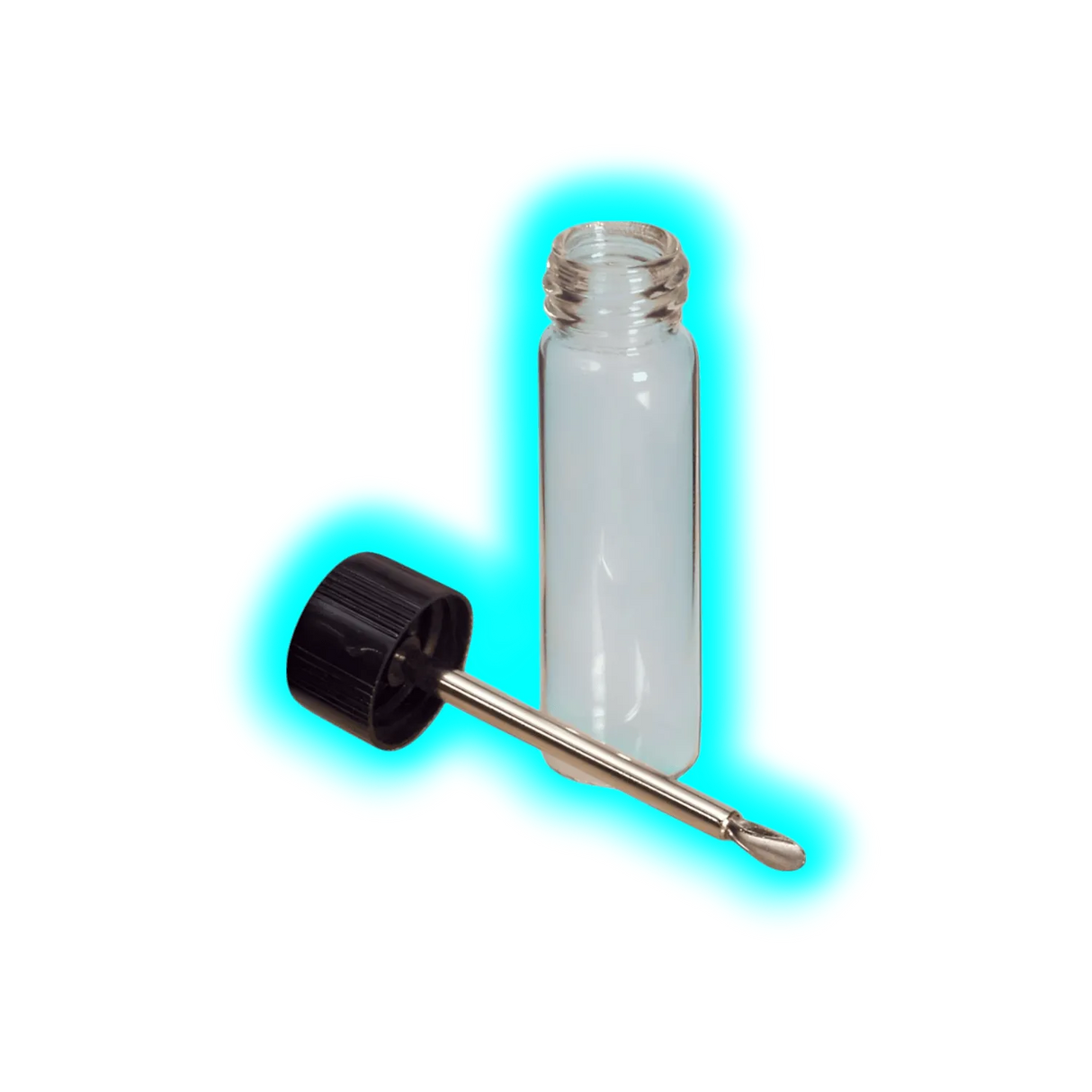 Fläschchen mit Teleskoplöffel