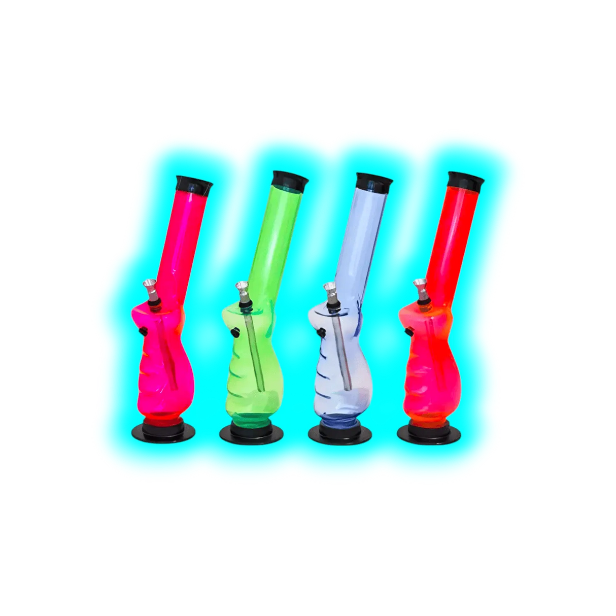 Fluor Acryl Bong 30.5cm Assort.