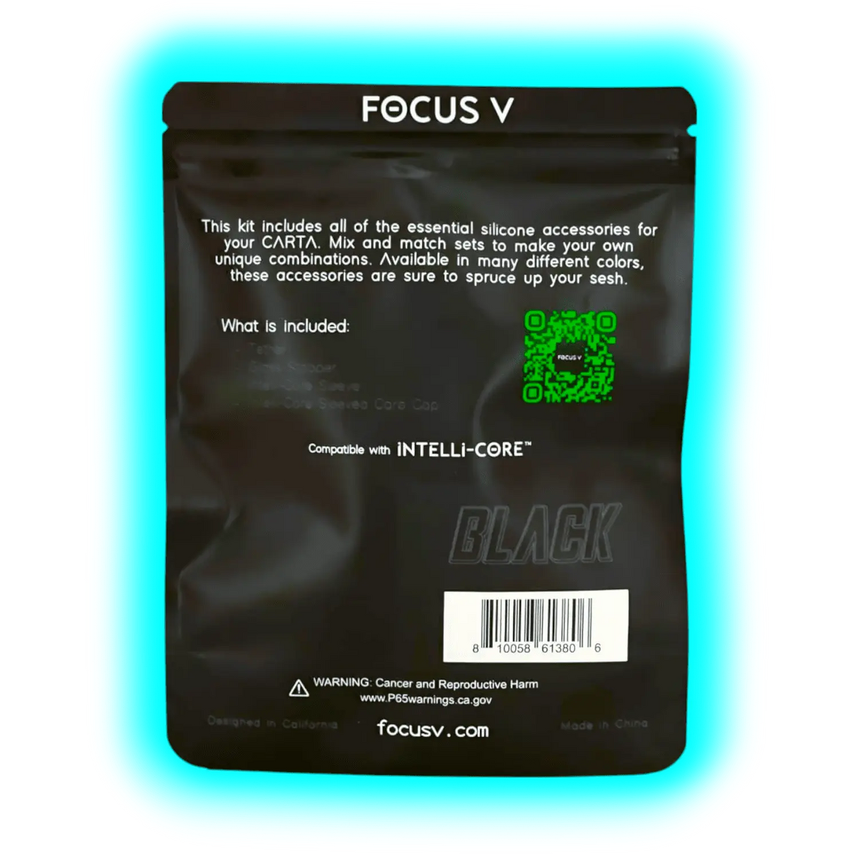 Focus V Carta2 Silicone Accessory Set Black