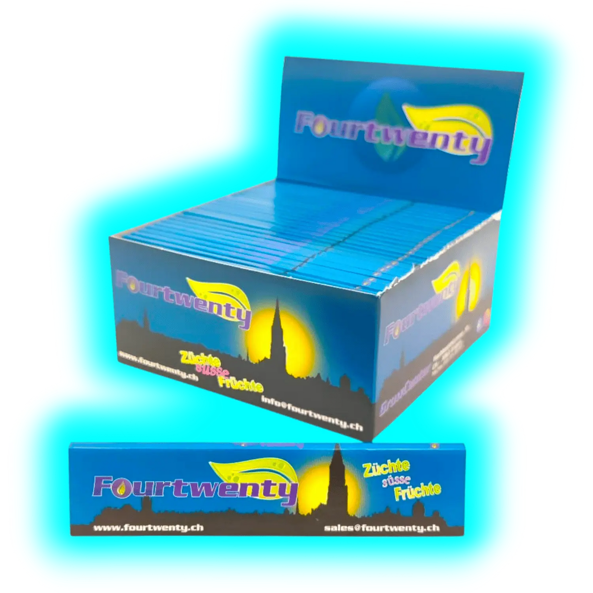 Fourtwenty King Size Slim Papers Box