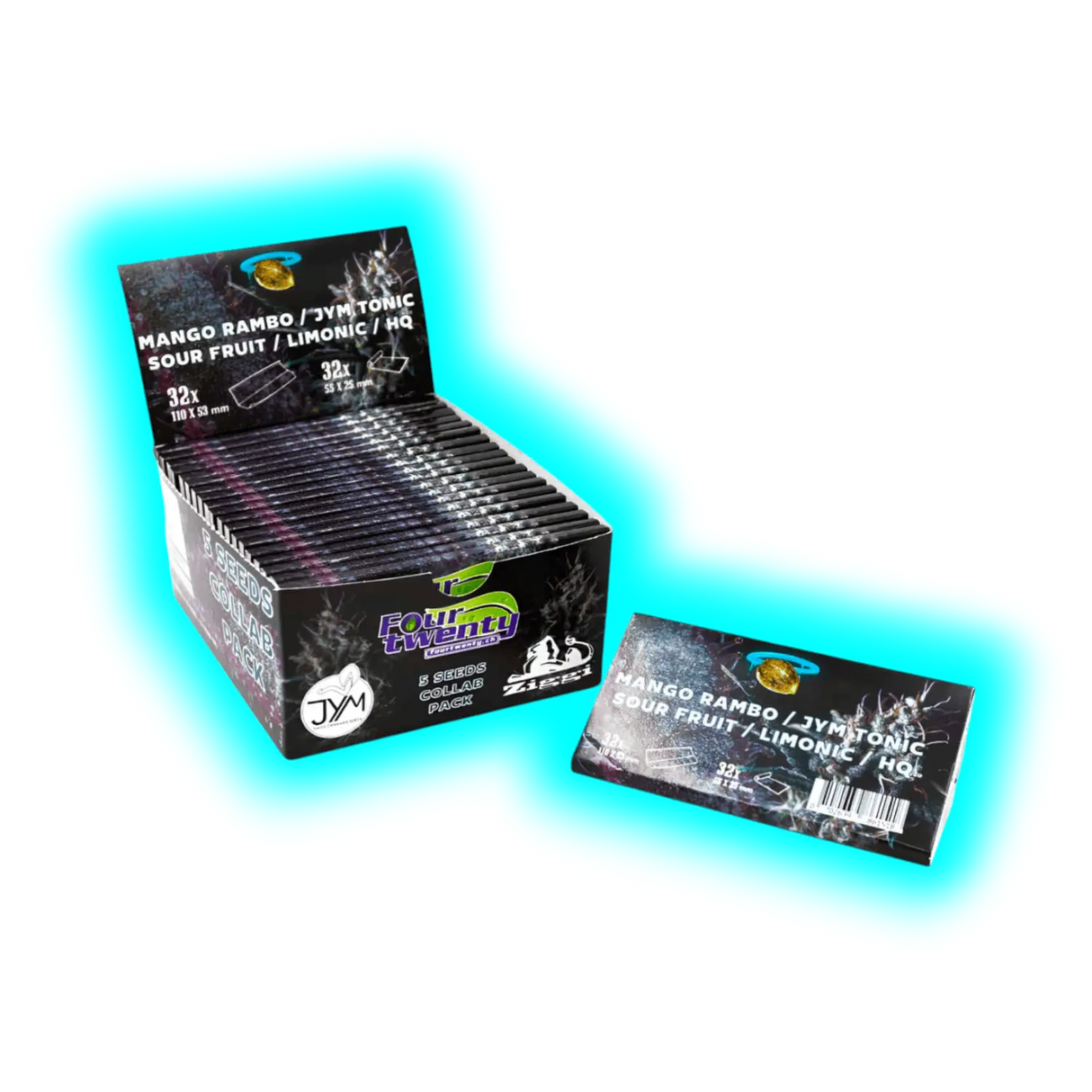 Fourtwenty x Ziggi x JYM's Seeds 5 Seeds Collab Pack