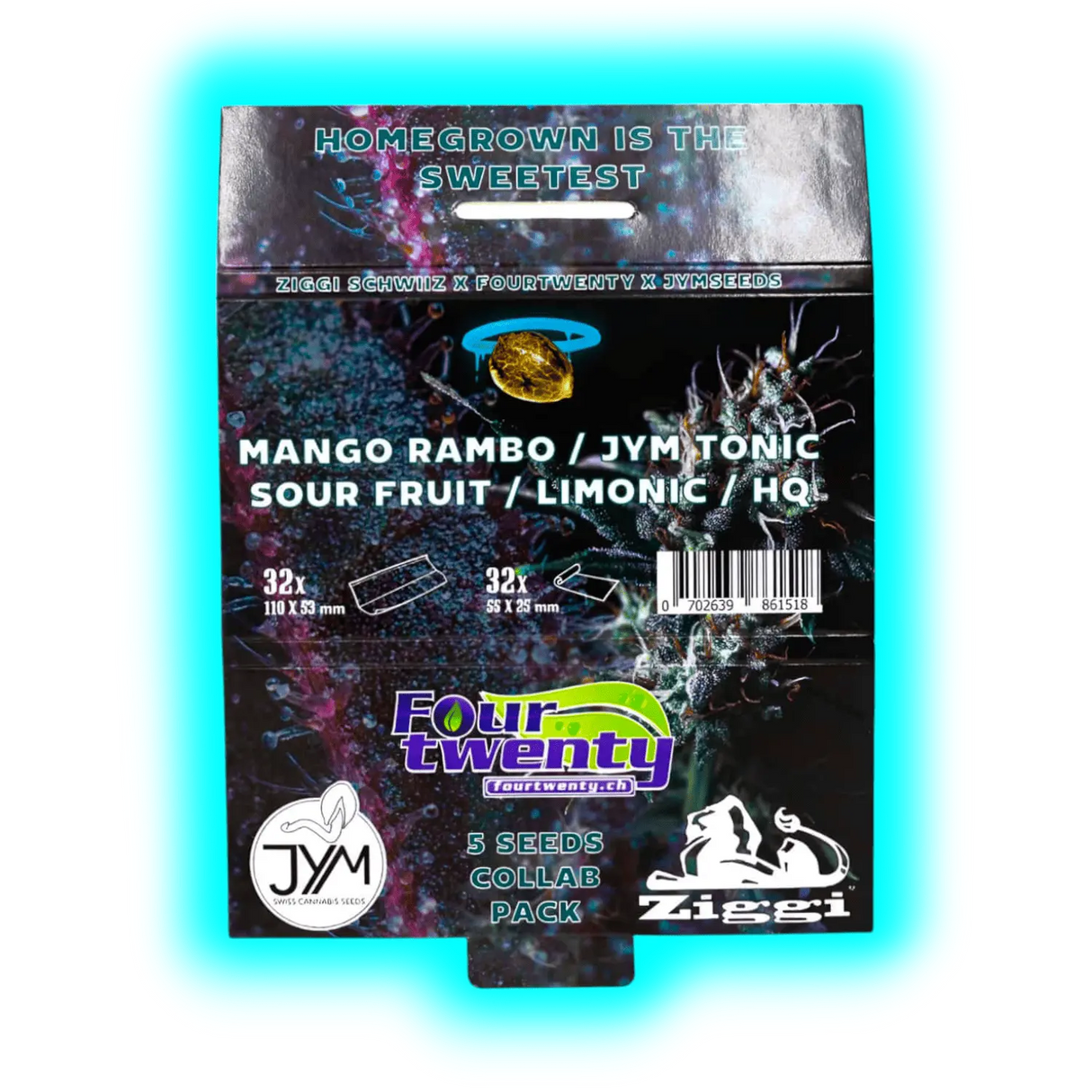 Fourtwenty x Ziggi x JYM's Seeds 5 Seeds Collab Pack