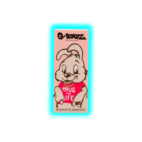 G-Rollz Banksy Thug Life Pink Filter Tips