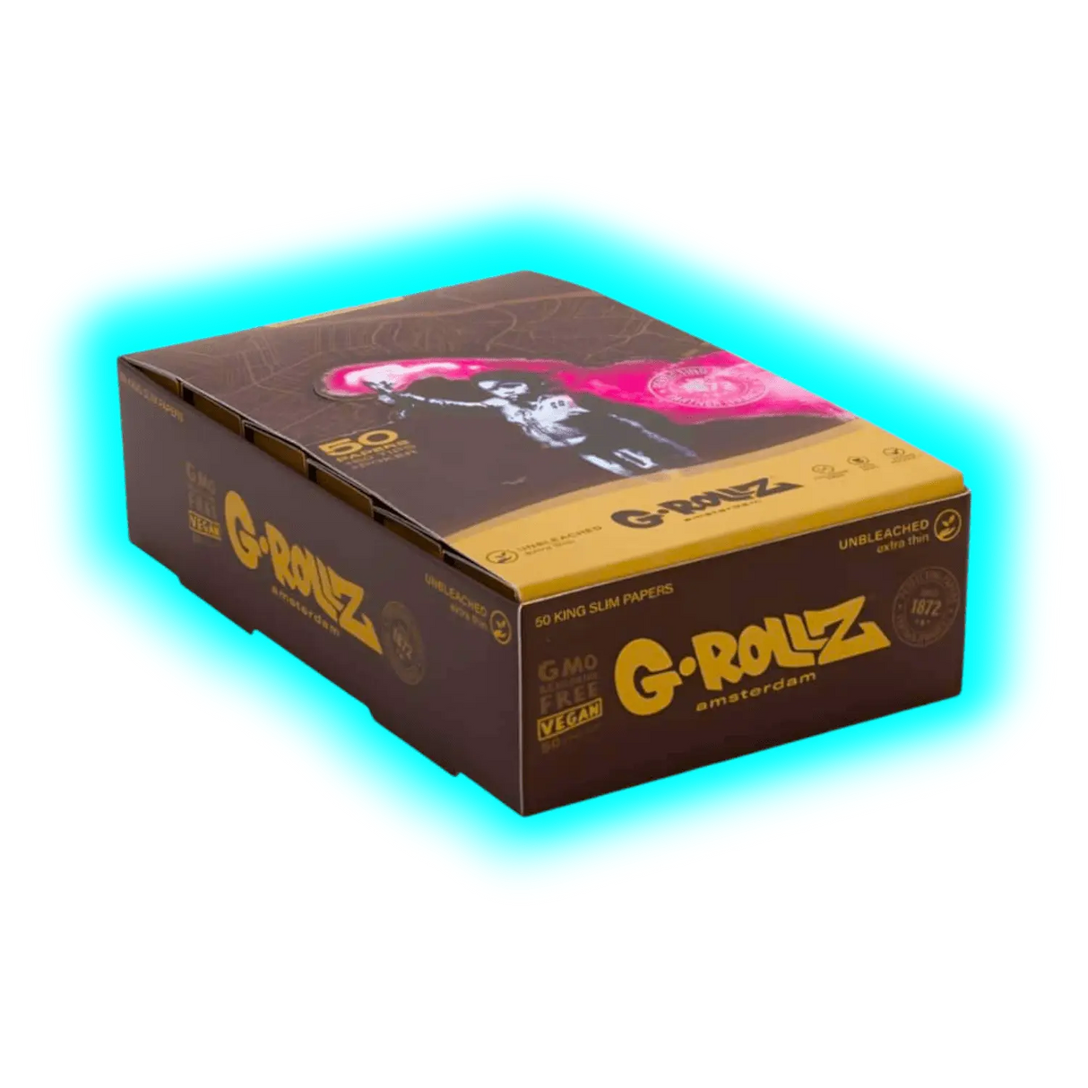 G-Rollz Banksy Torch Boy Unbleached KS Papers + Tips Display