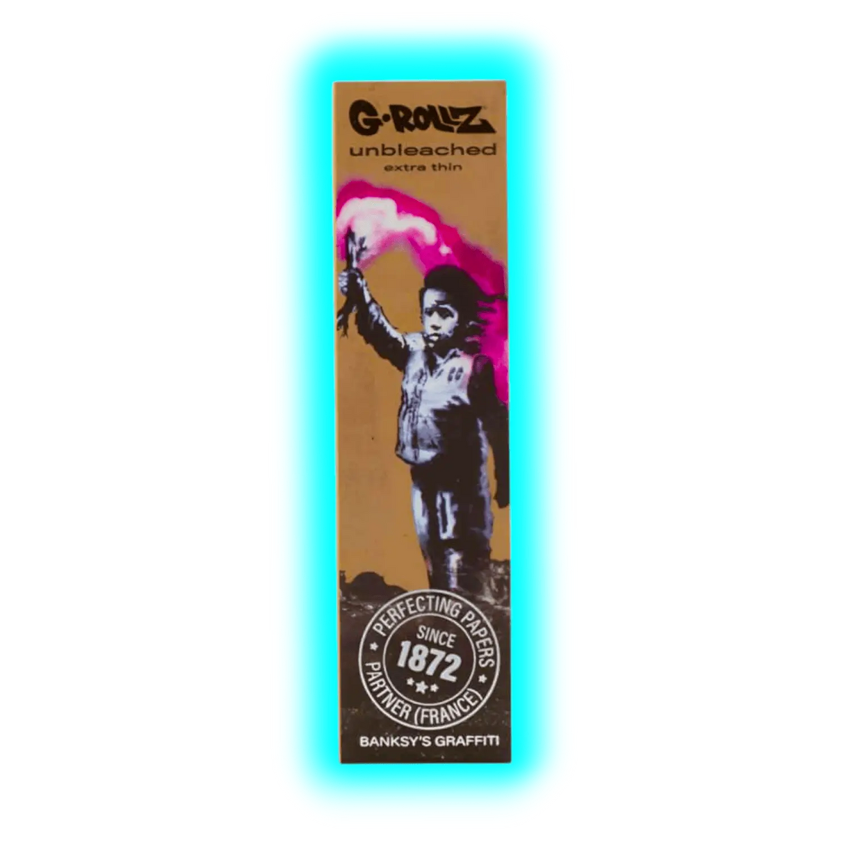 G-Rollz Banksy Torch Boy Unbleached KS Papers + Tips Display