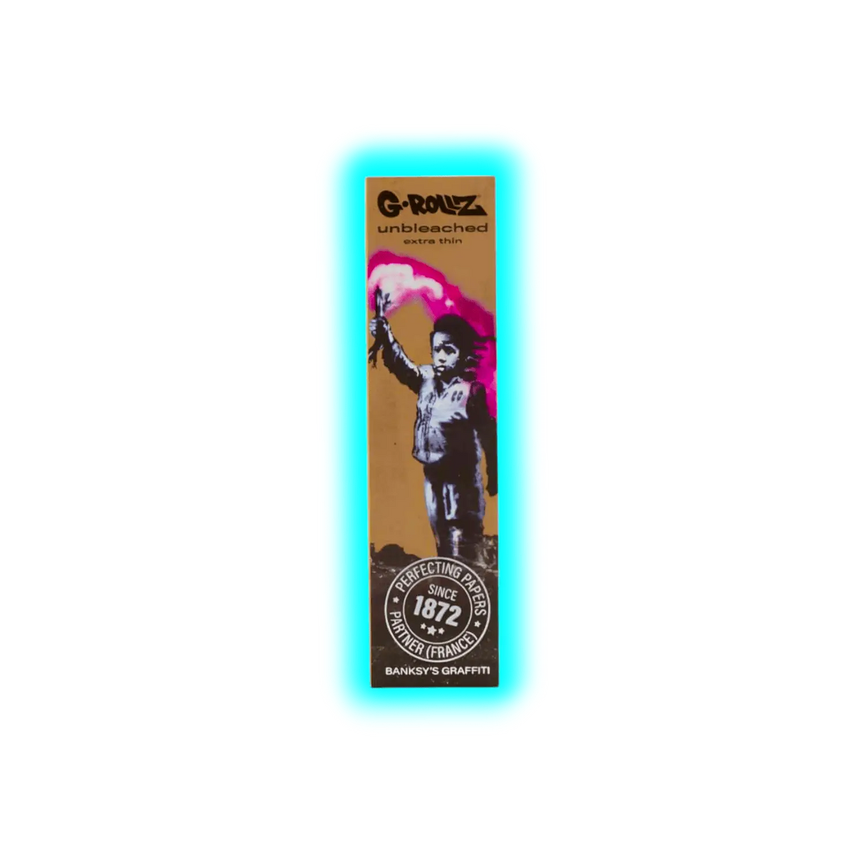 G-Rollz Banksy Torch Boy Unbleached KS Papers + Tips