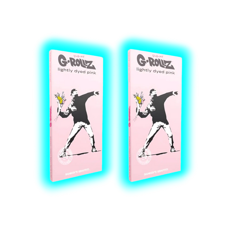 G-Rollz Banksy’s Graffiti Set 2 Lightly Dyed Pink KS Papers 1pc