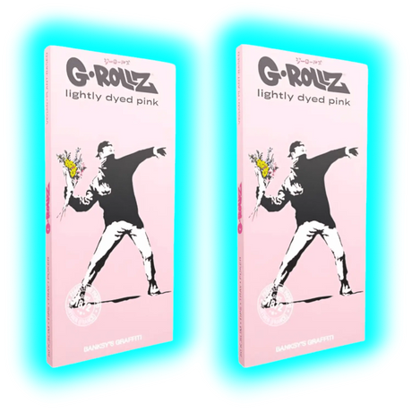 G-Rollz Banksy’s Graffiti Set 2 Lightly Dyed Pink KS Papers 1pc