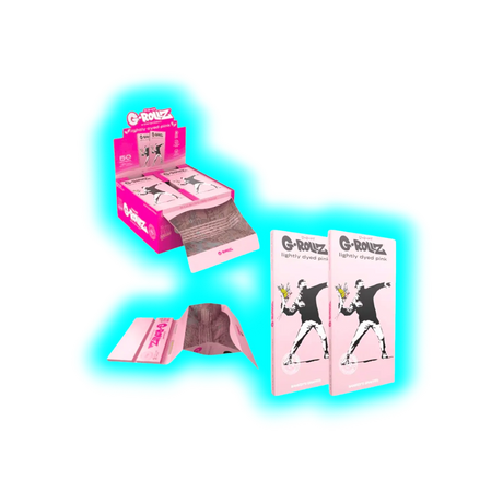 G-Rollz Banksy’s Graffiti Set 2 Lightly Dyed Pink KS Papers BOX 16pcs